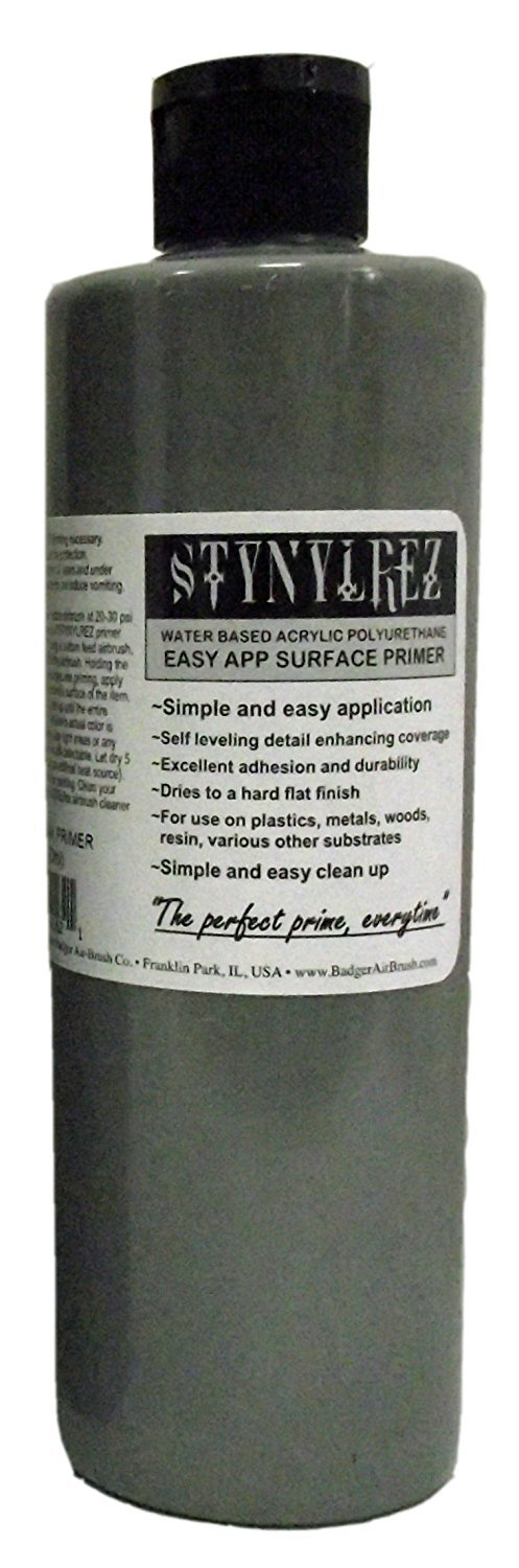 Badger: Stynylrez Acrylic Primer - Grey (473ml) image