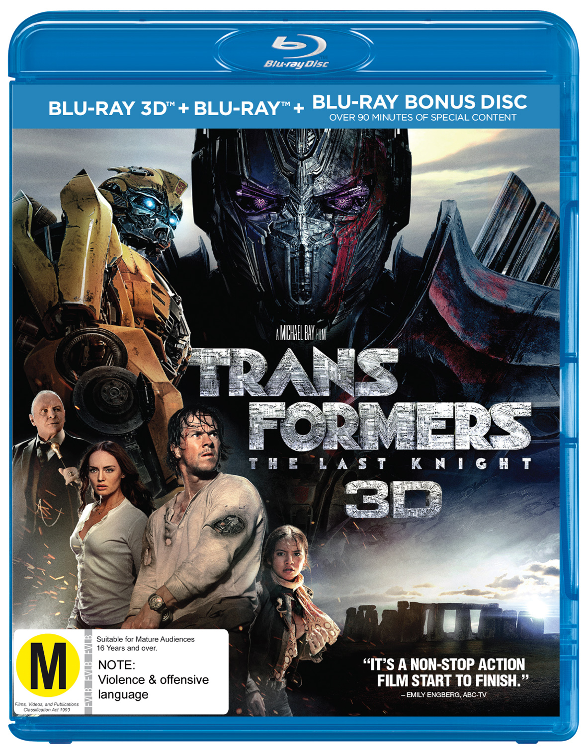 Transformers: The Last Knight on Blu-ray, 3D Blu-ray