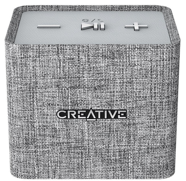 Creative Nuno Micro Designer Cloth Bluetooth Speaker - Grey