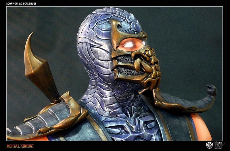 Mortal Kombat Scorpion 1/2 Resin Bust image