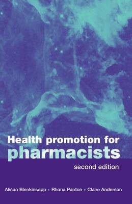 Health Promotion for Pharmacists by Alison Blenkinsopp image