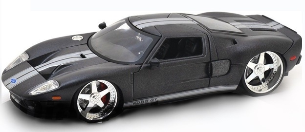 Jada: 1/24 2005 Ford Gt (Gun Metal) - Diecast Model image