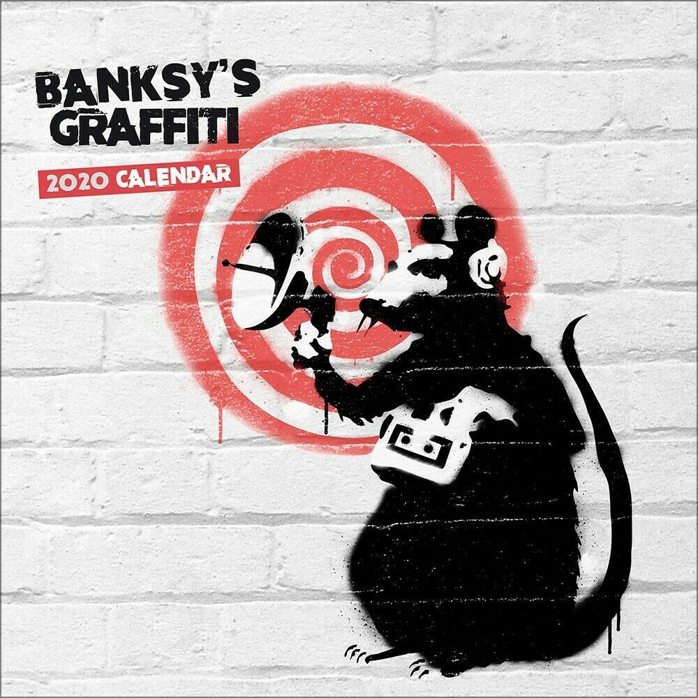 Banksy's Graffiti 2020 Square Wall Calendar image