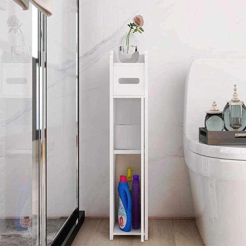 Buy Bathroom Storage Cabinet (15x15x80cm) at Mighty Ape NZ
