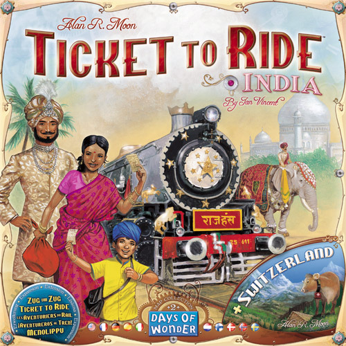 Ticket to Ride: India & Switzerland image