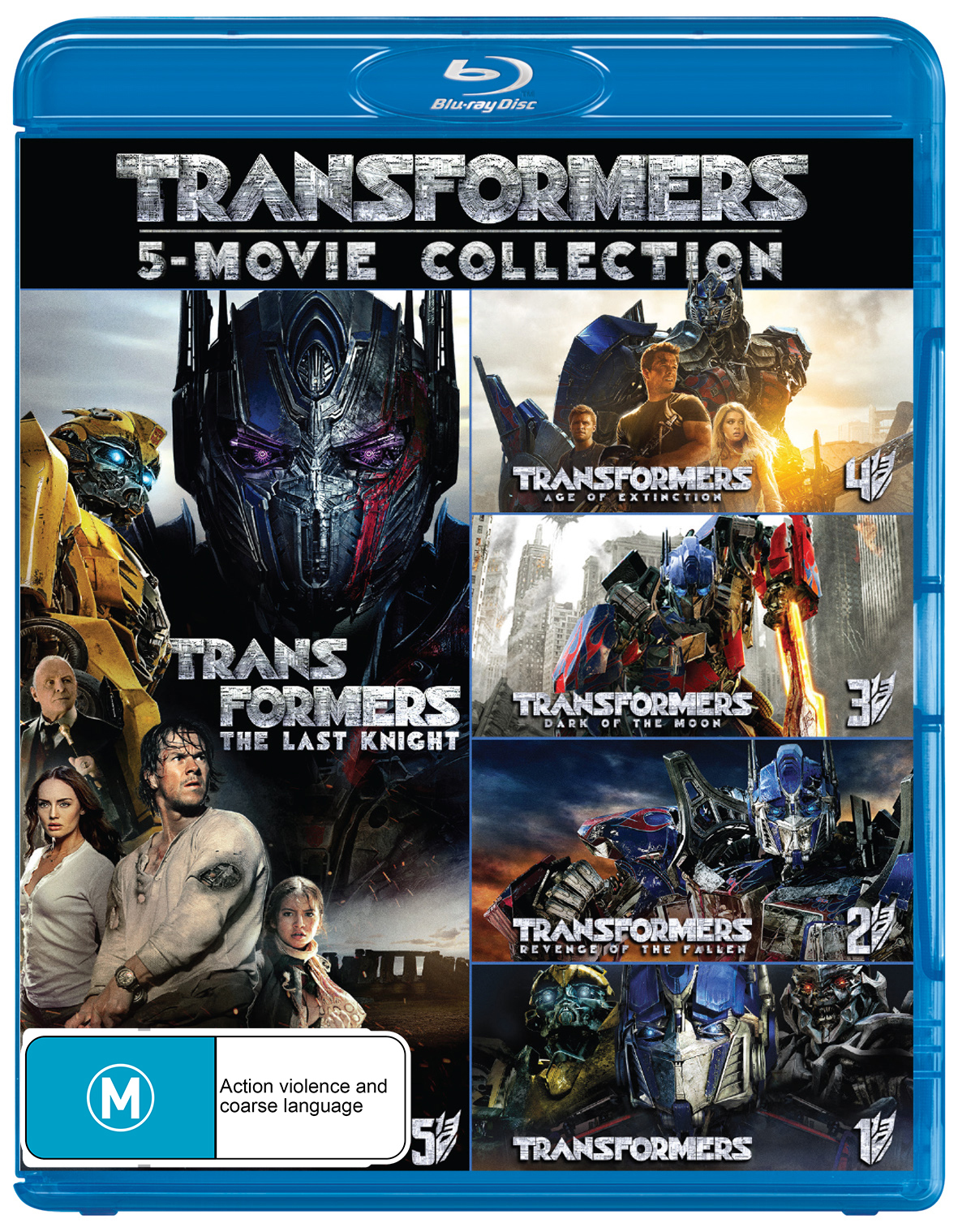 Transformers - 1-5 Boxset on Blu-ray