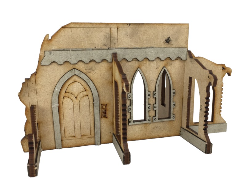 TTCombat: Tabletop Scenics - Gothic Corner Ruins C image