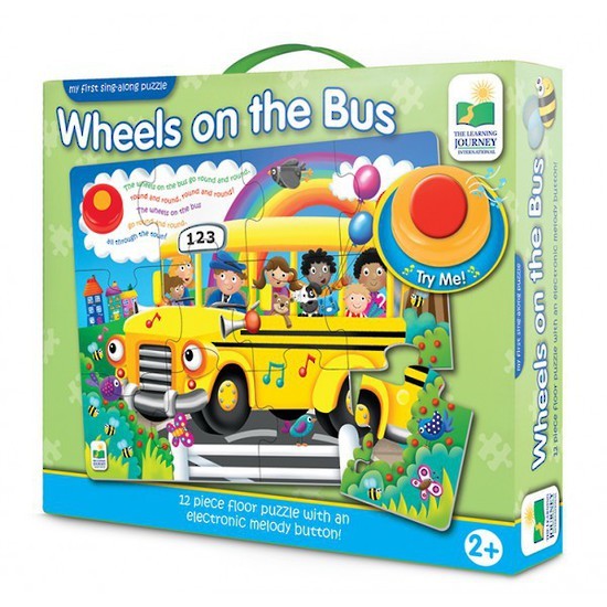 My First Sing Along Puzzle - Wheels on the Bus image