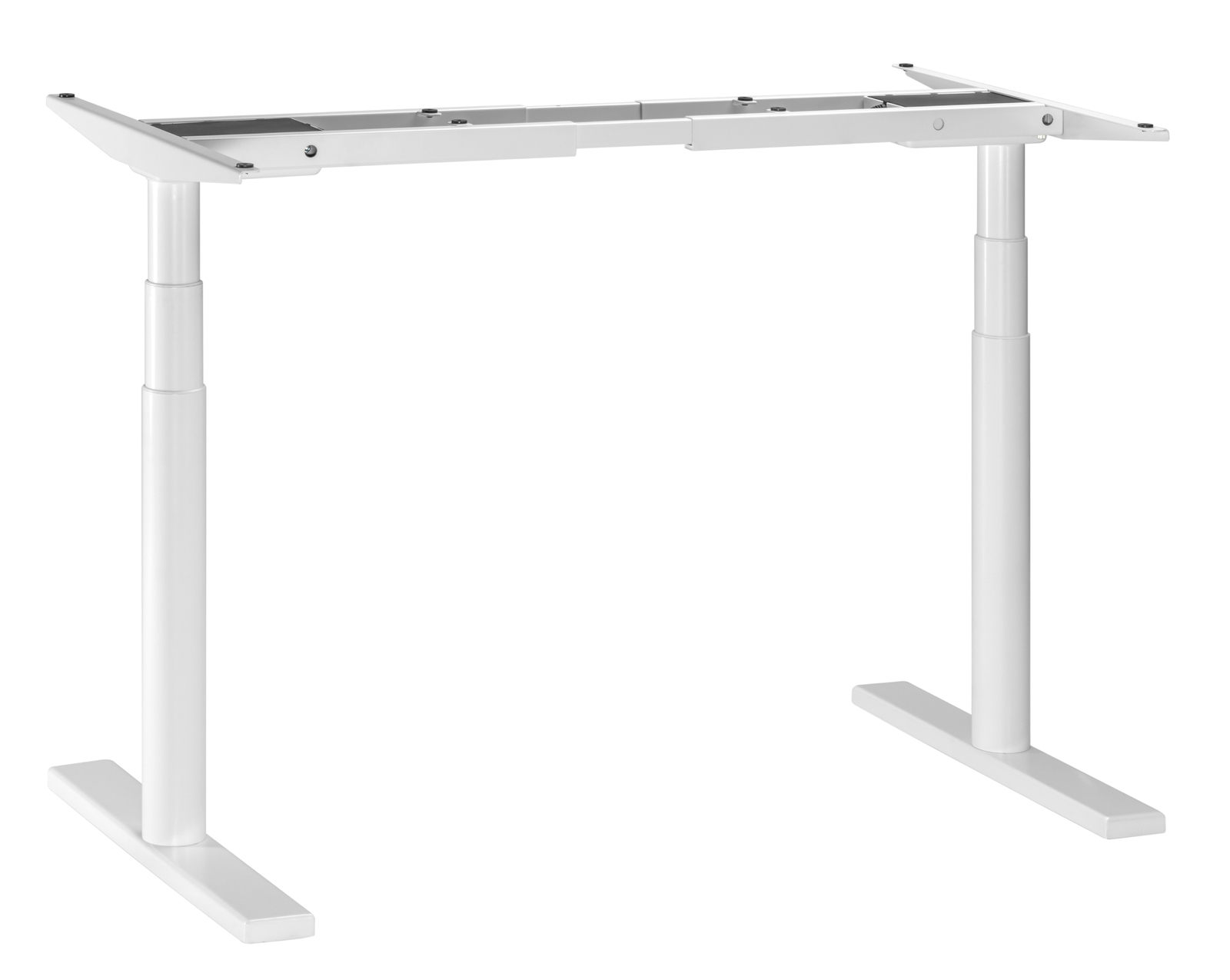 Buy Gorilla Office Height Adjustable Desk White/White at Mighty Ape NZ