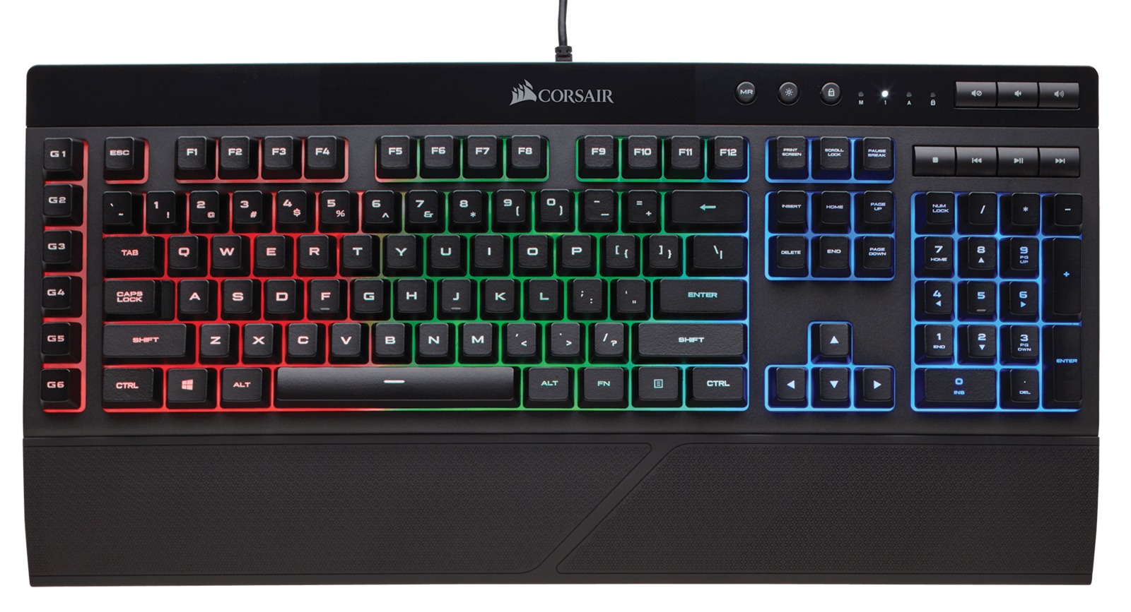 Corsair K55 RGB Gaming Keyboard for PC Games image