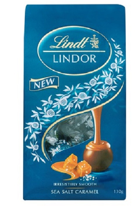 Lindt: Lindor - Sea Salt Caramel Bag (130g) image