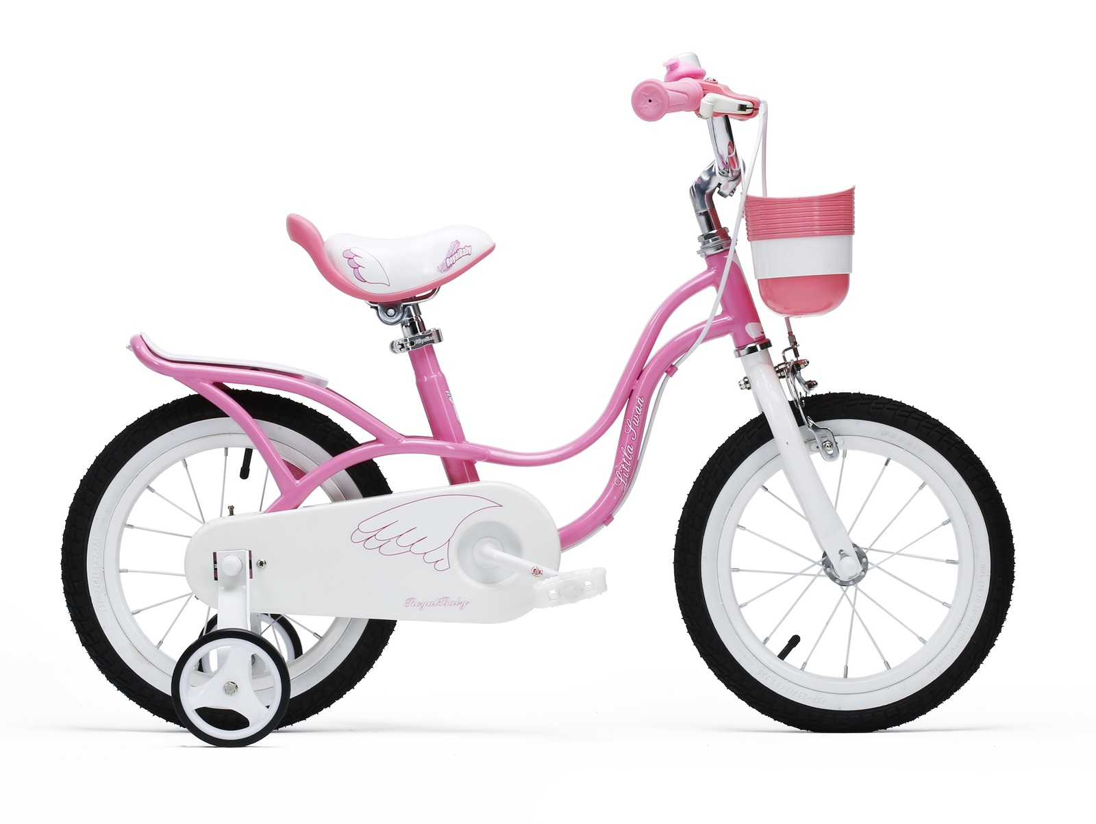 RoyalBaby: Little Swan RB-18 - 14" Bike (Pink) image