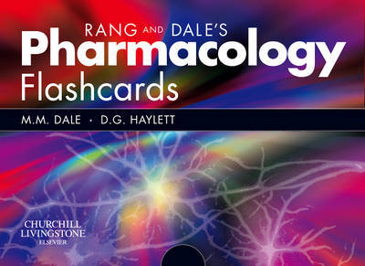 Rang and Dale's Pharmacology Flash Cards by Dennis G. Haylett (Senior Lecturer, Department of Pharmacology, University College, London) image