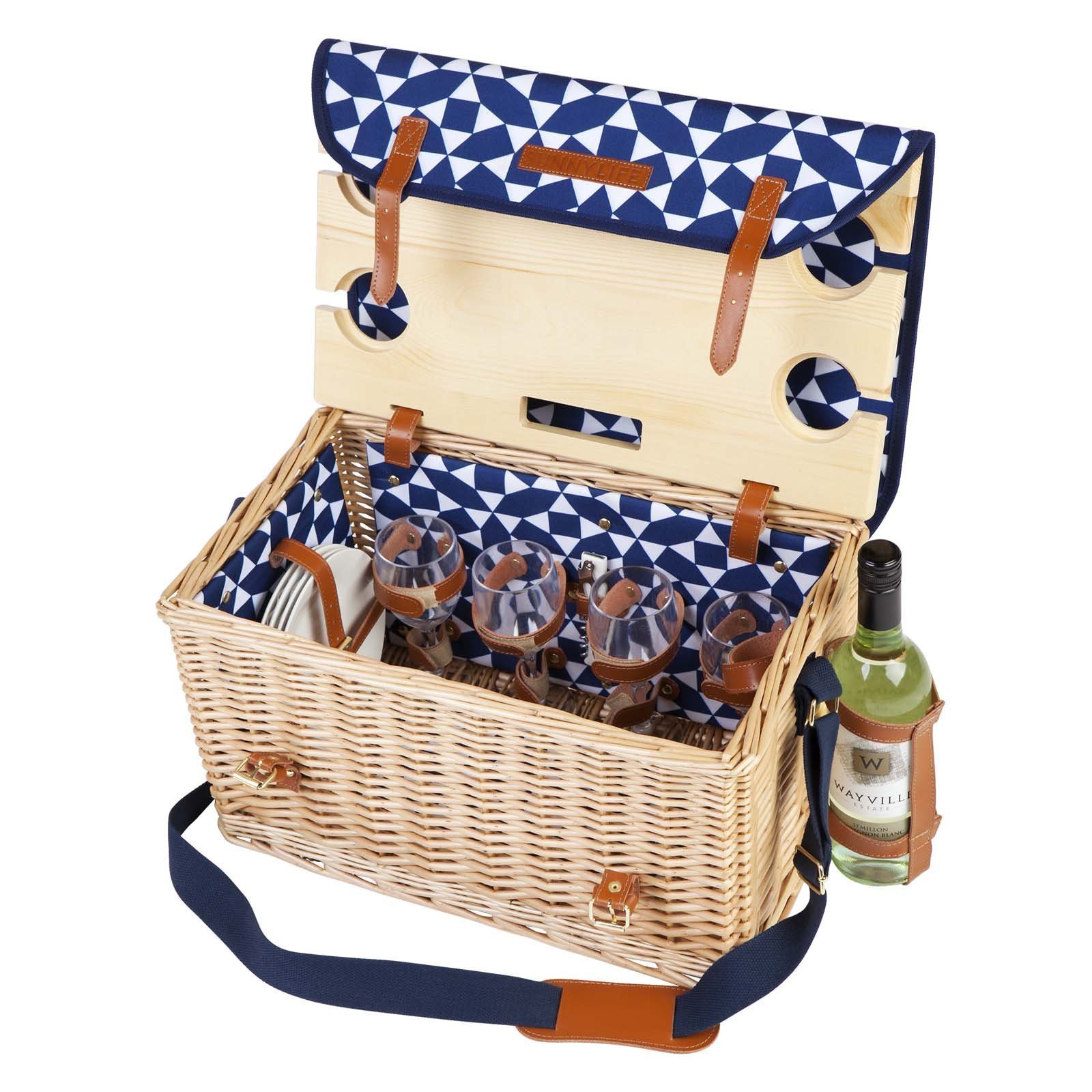 Sunnylife Luxe Picnic Basket Andaman at Mighty Ape NZ