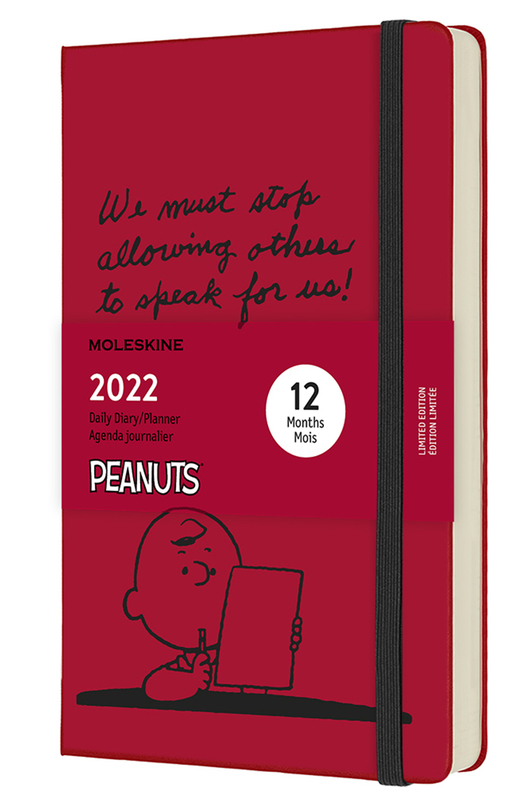 Buy Moleskine 2022 Diary Large 12 Month Weekly Peanuts at Mighty Ape NZ