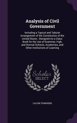 Analysis of Civil Government by Calvin Townsend image