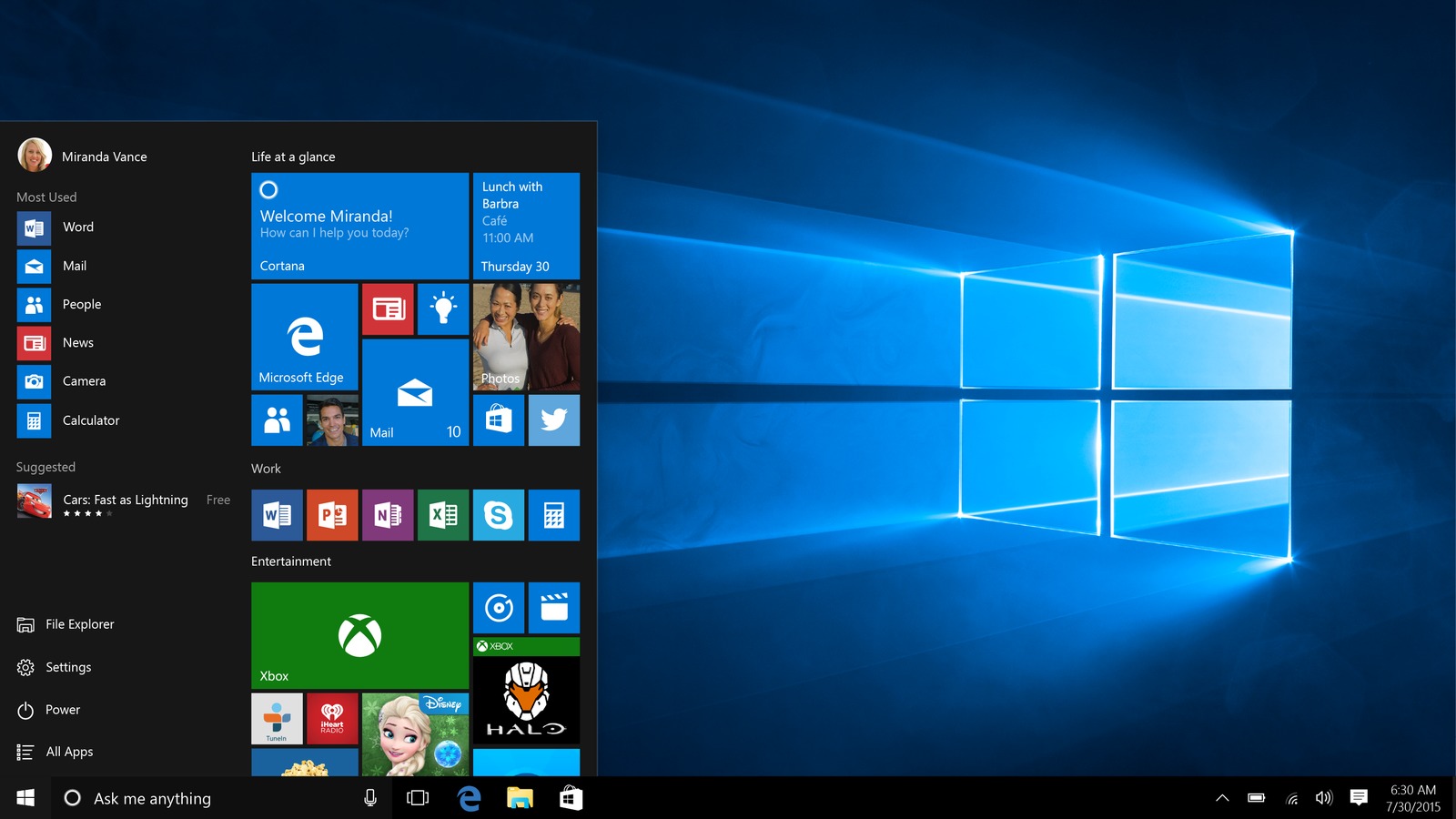 Microsoft Windows 10 Home 64-bit (OEM) image
