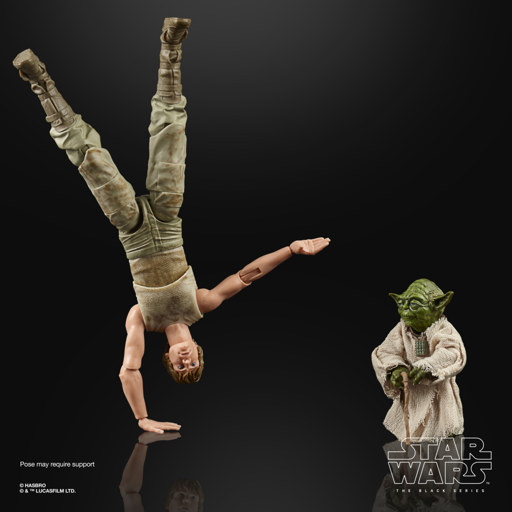 Star Wars The Black Series: Luke Skywalker & Yoda (Jedi Training) - 6" Action Figure Set image