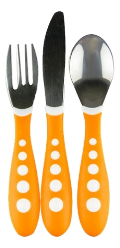 NUK: Big Kids Cutlery Set - Orange image