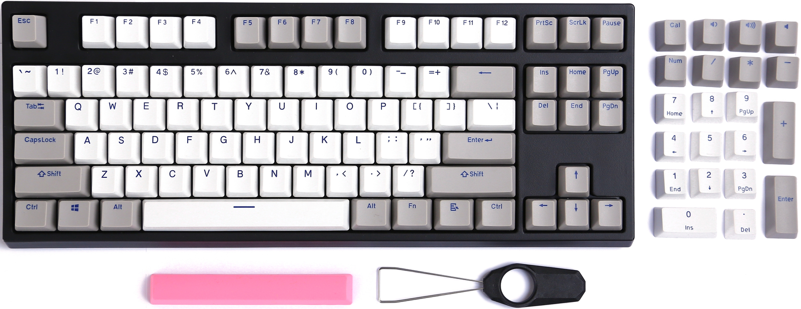 VX80 PBT Olivette Neo TKL Mechanical Keyboard - MX Brown image