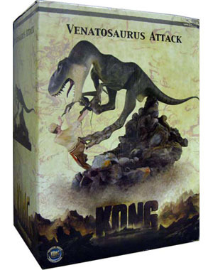 King Kong Venatosaurus Attack Statue - by Weta image