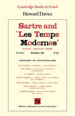Sartre and 'Les Temps Modernes' by Howard Davies image