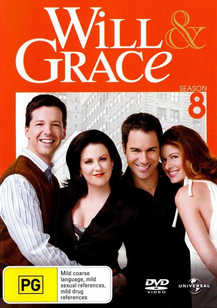 Will & Grace - Season 8 (4 Disc Set) on DVD image