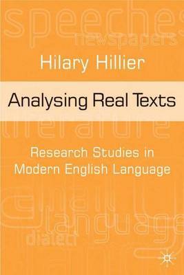 Analysing Real Texts by Hilary Hillier image