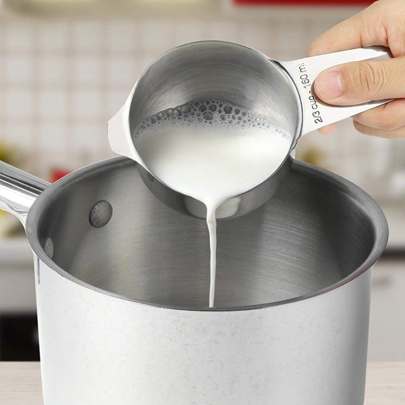 Stainless Steel Measuring Cups & Spoons image