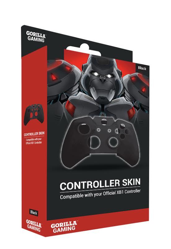 Gorilla Gaming Xbox One Controller Skin Black for Xbox One image
