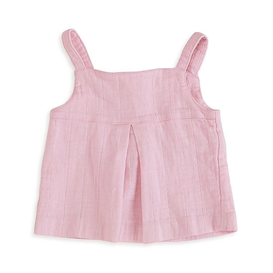 Aden + Anais: Smock Top - Lovely Pink (9-12 Months) image