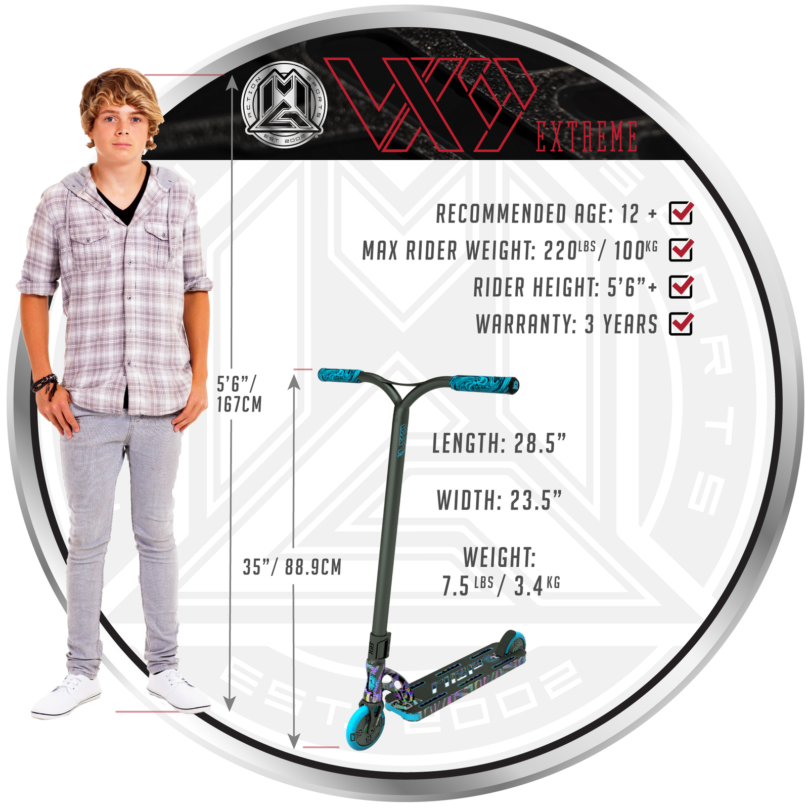 MADD Gear: VX9 Extreme Scooter - Nitrous image
