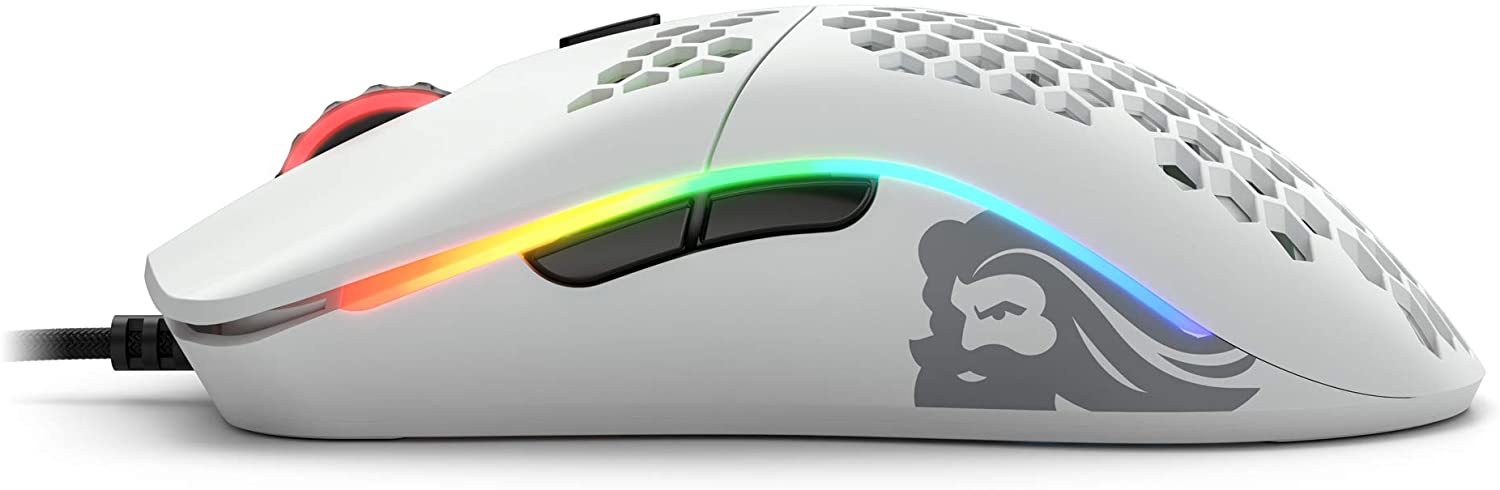 Glorious PC Gaming Model O Regular Gaming Mouse (Matte White) for PC image