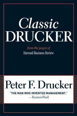 Classic Drucker by Peter F Drucker image