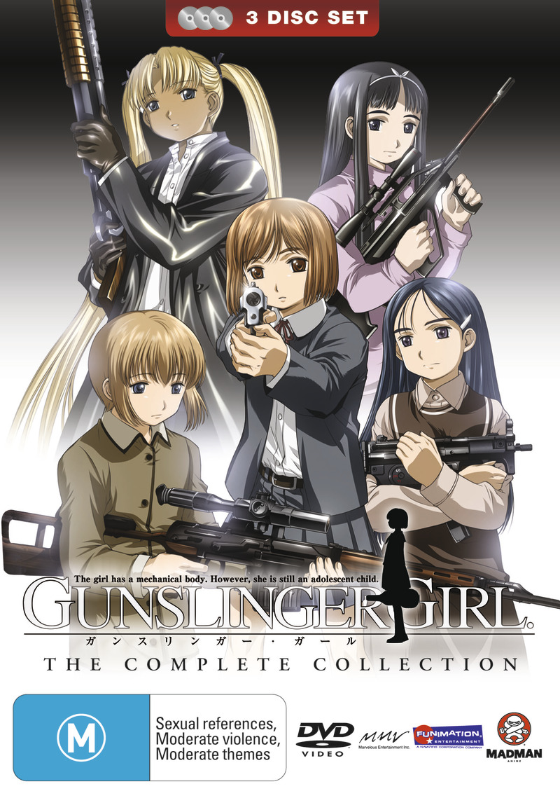 Gunslinger Girl - Complete Collection (3 Disc Slimpack) on DVD image