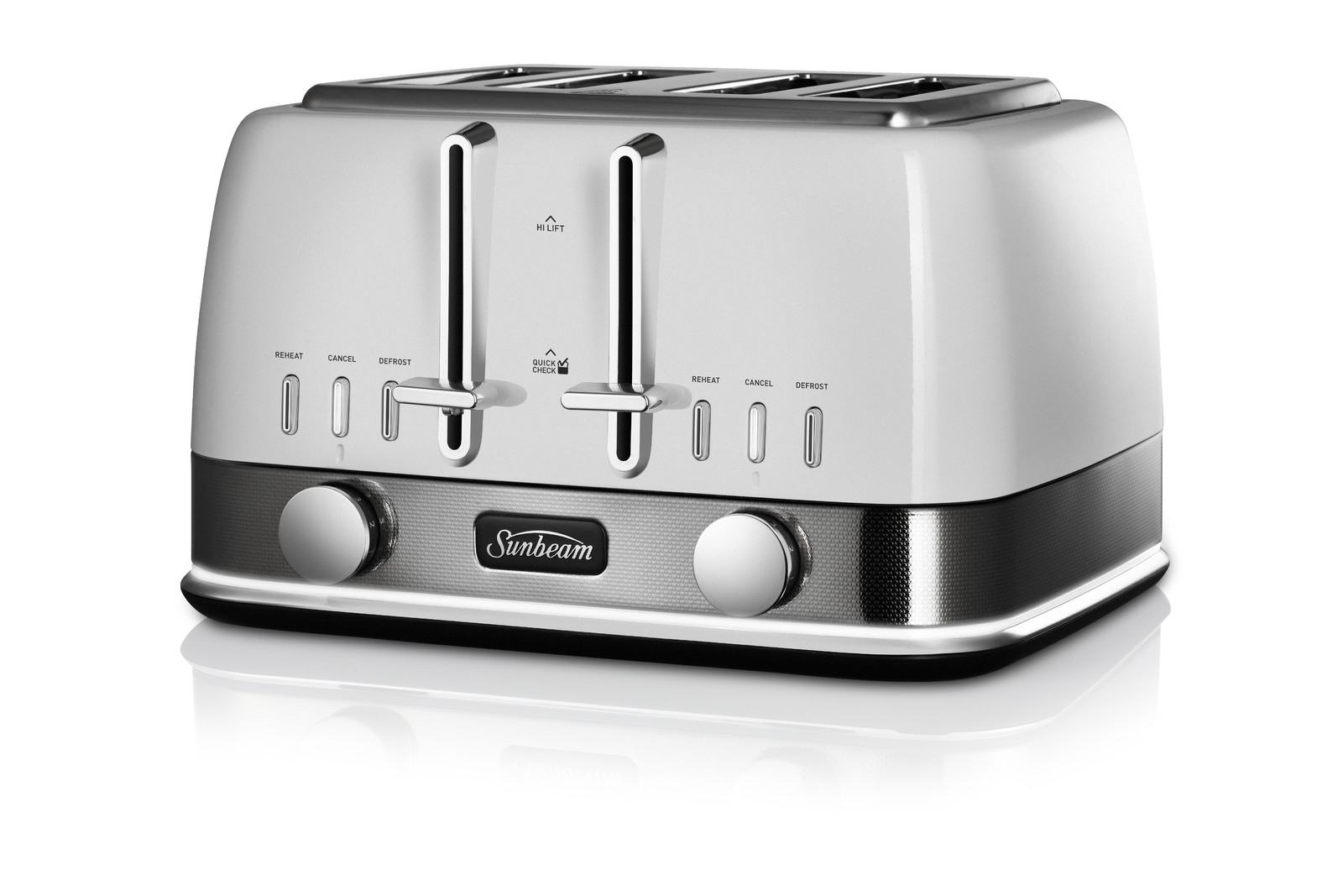 Buy Sunbeam New York Collection 4 Slice Toaster White Silver at Mighty Ape NZ