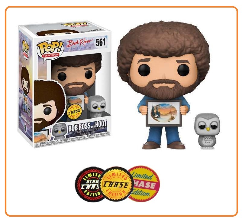 Bob Ross (with Raccoon) - Pop! Vinyl Figure image