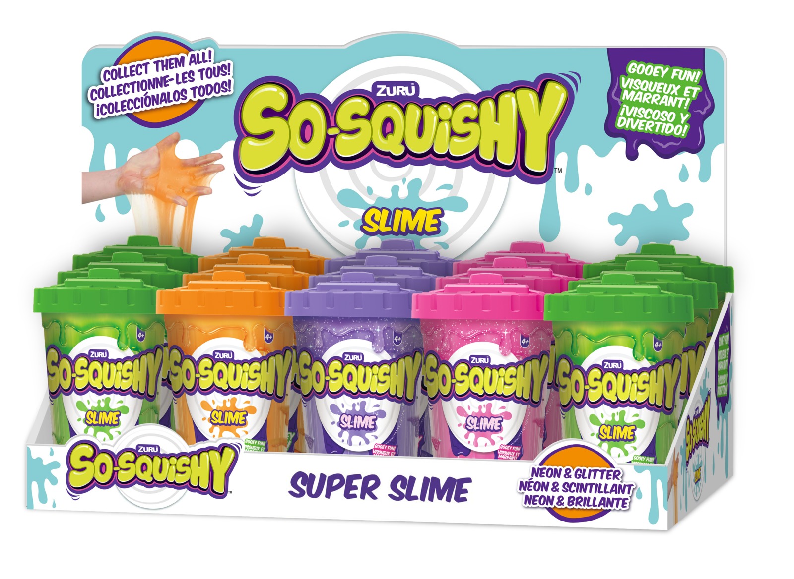 So Squishy: Small Slime Can - Orange