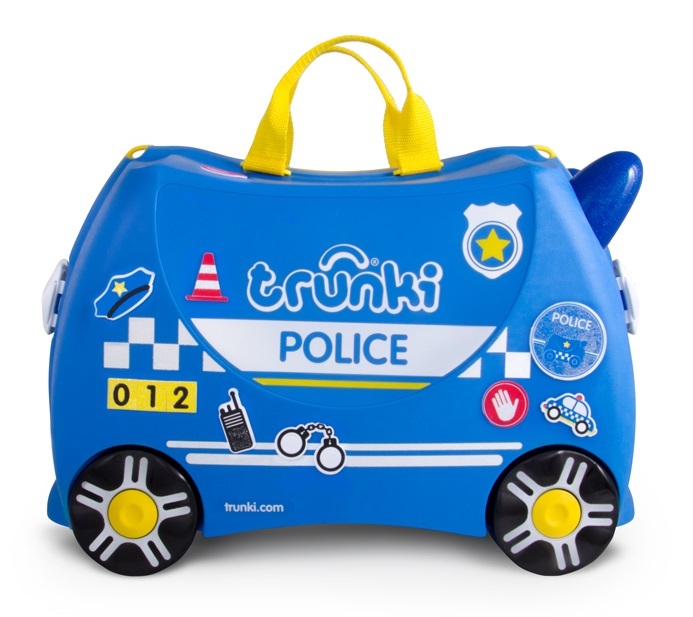 Trunki: Percy Police Car Trunki - Ride-On Suitcase image