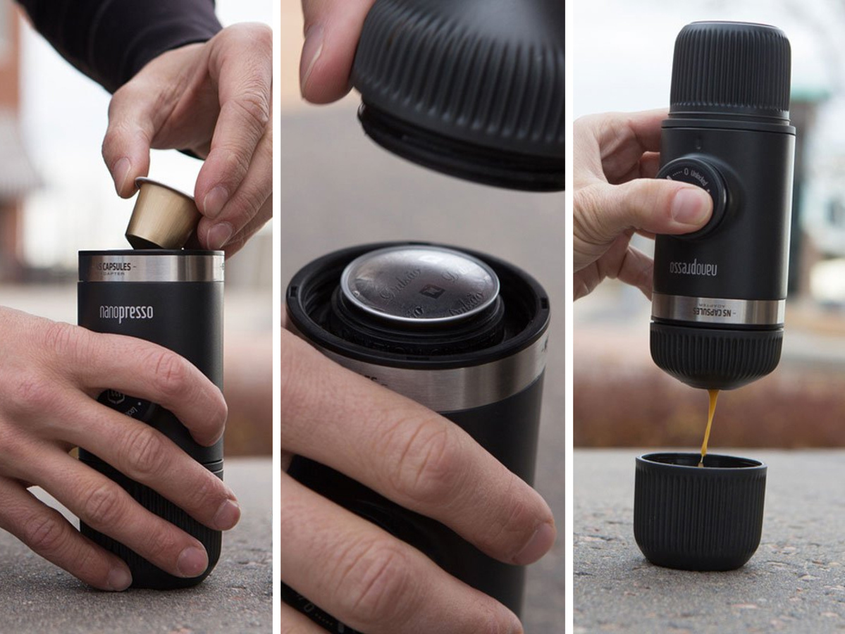 Nanopresso with Nespresso Adapter - Portable Espresso Maker image