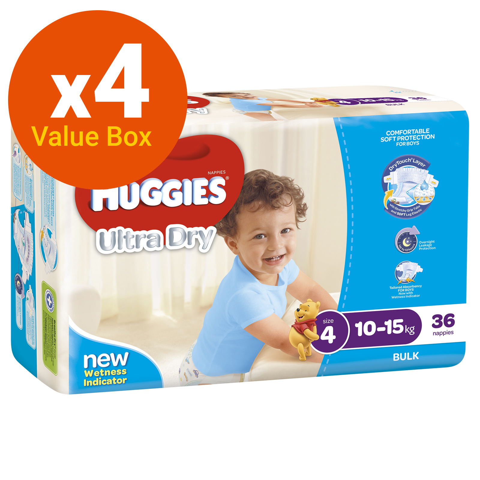huggies box size 4