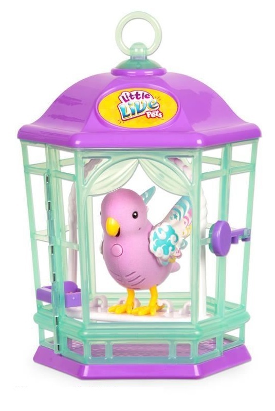 Little Live Pets: Light-Up Bird Cage - Rainbow Glow image