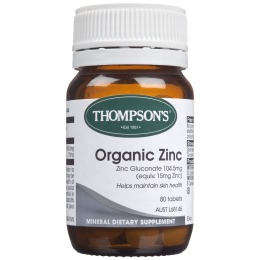 Thompsons Organic Zinc (80 Tablets) image