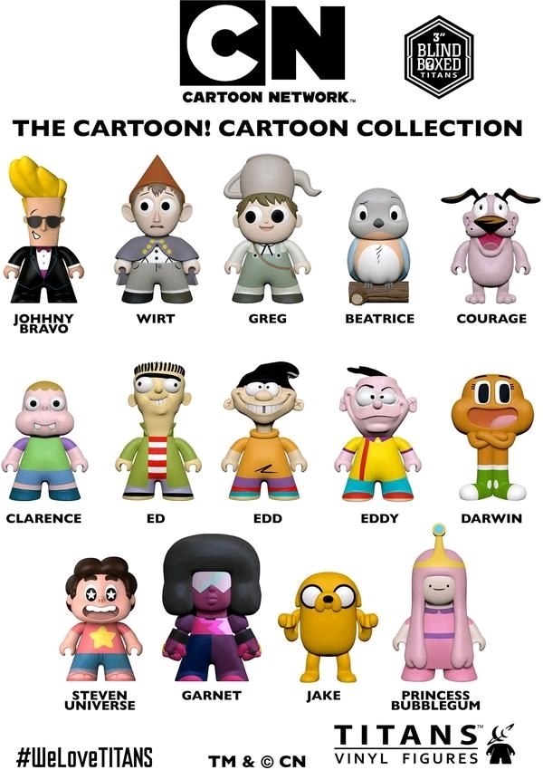 Cartoon Network: Series 2 - Titans Vinyl Figures (Blind Box) image