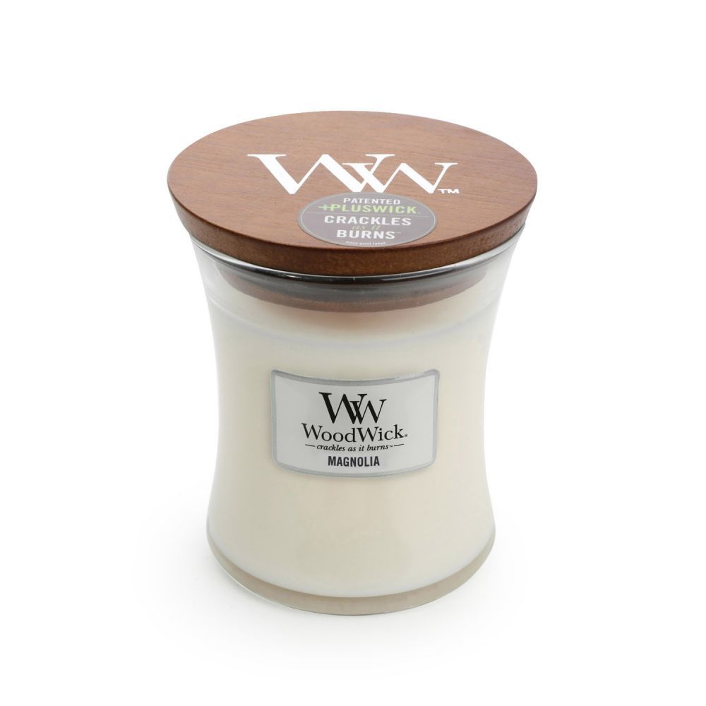 Woodwick Candle Magnolia (Medium) at Mighty Ape NZ