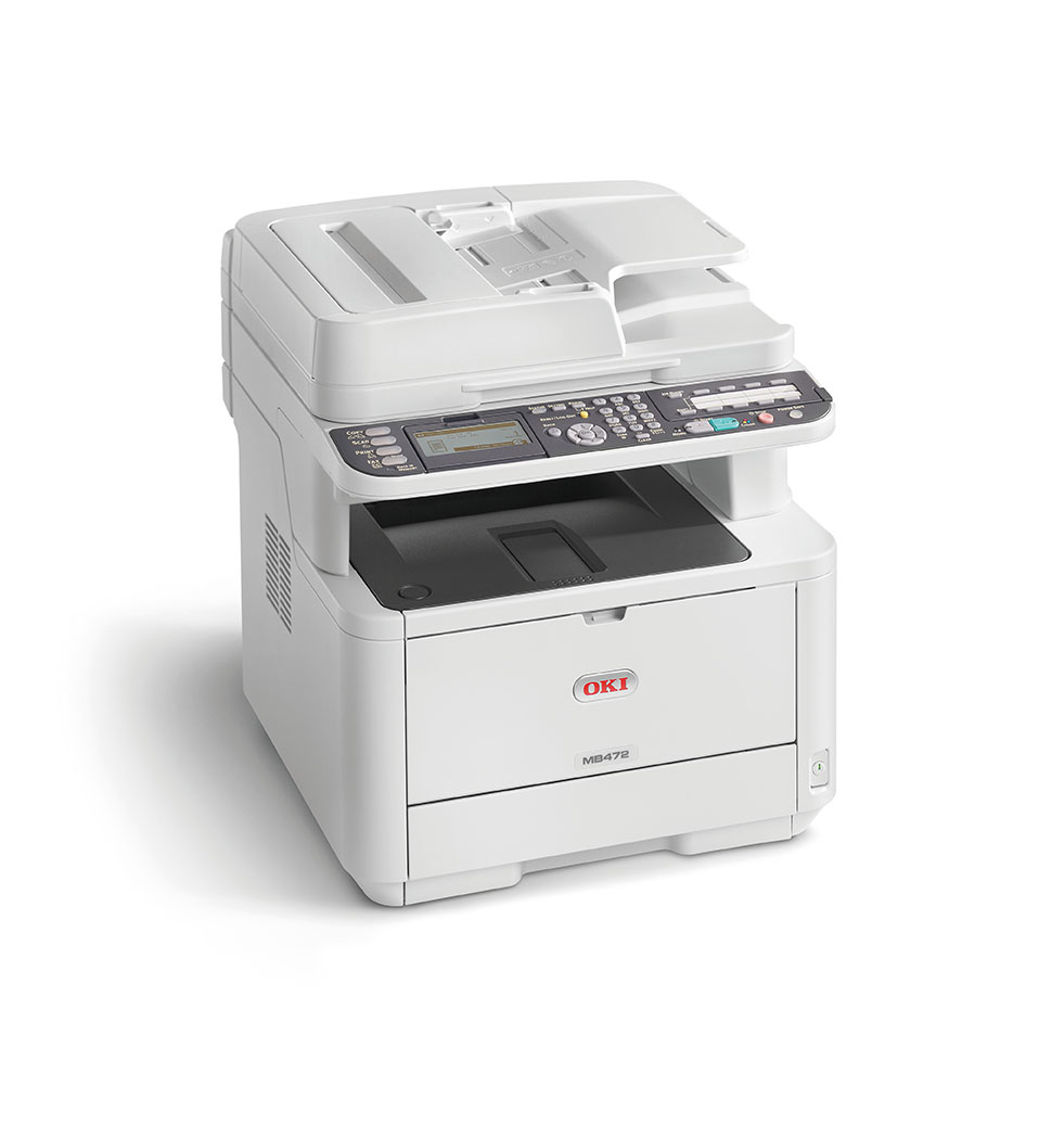 OKI MB472DNW 33ppm Mono LED Multi Function Printer image