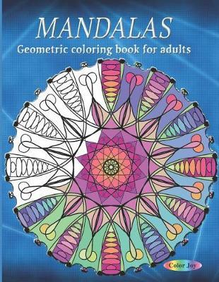 Geometric coloring book for adults MANDALAS image