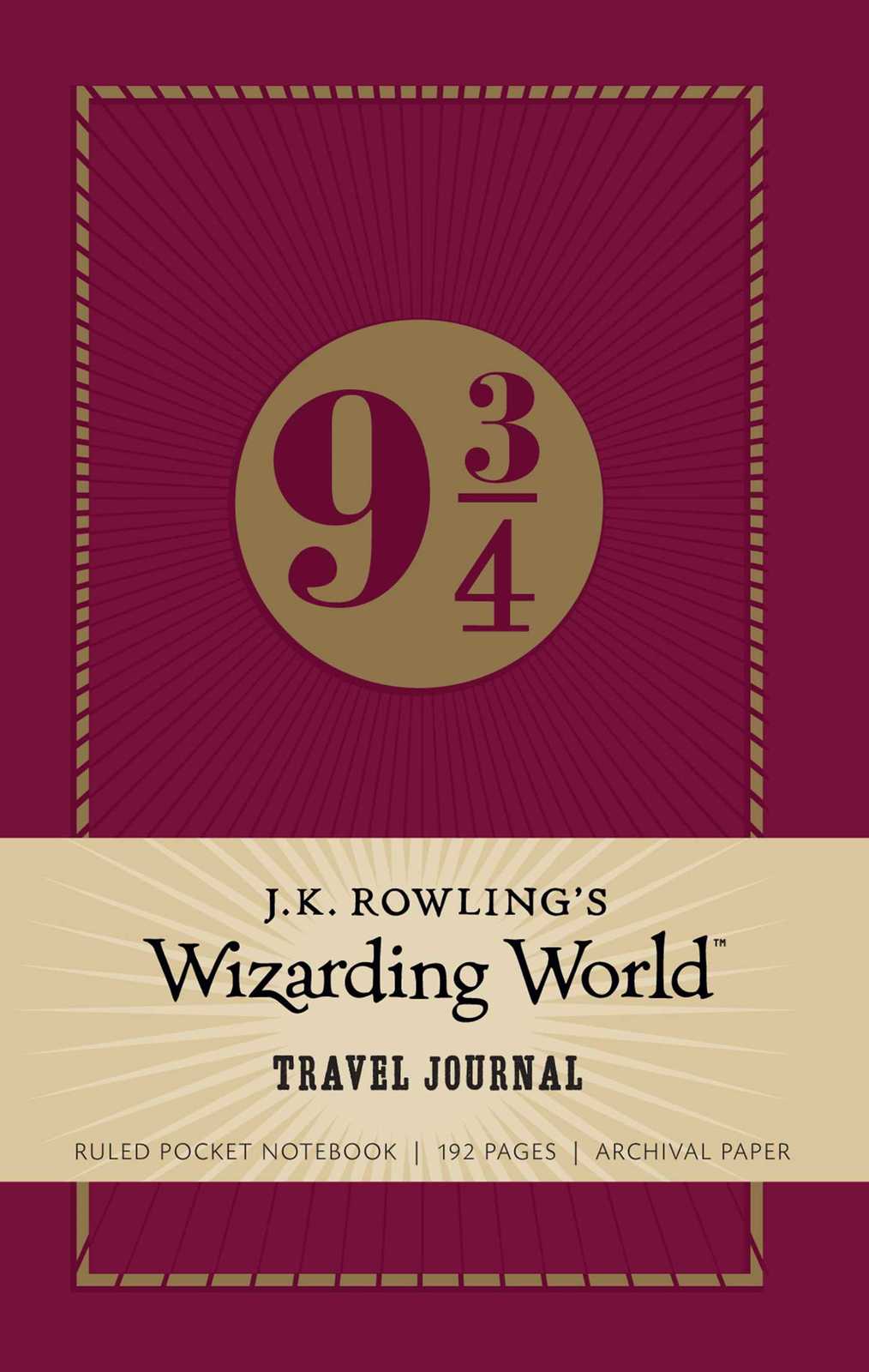 J.K. Rowling's Wizarding World Travel Journal on Hardback by Insight Editions