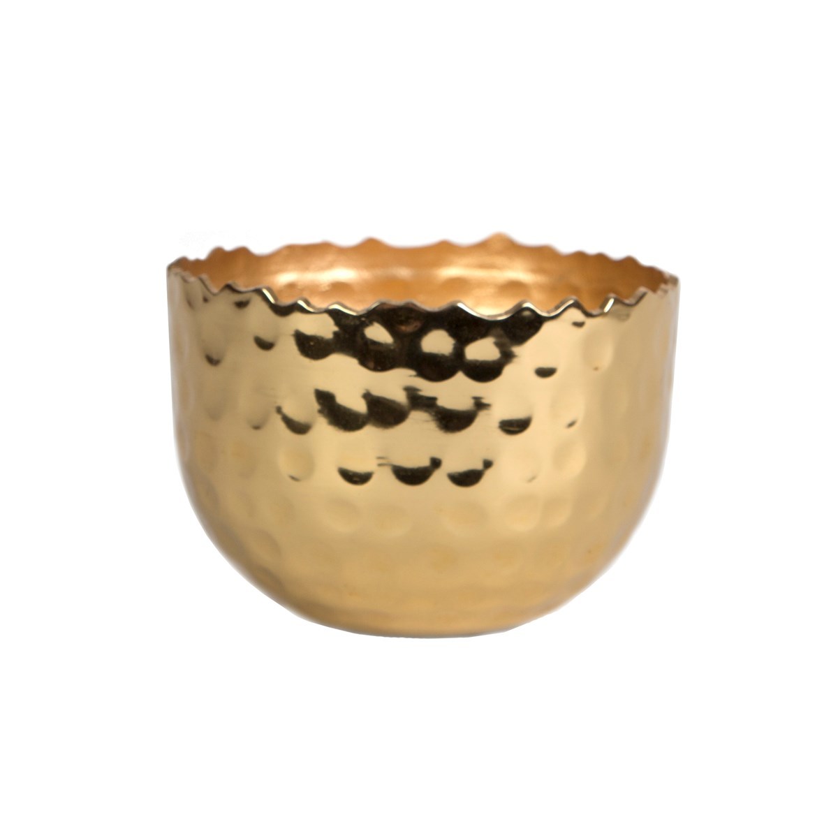 Hammered Brass Tealight Holder image
