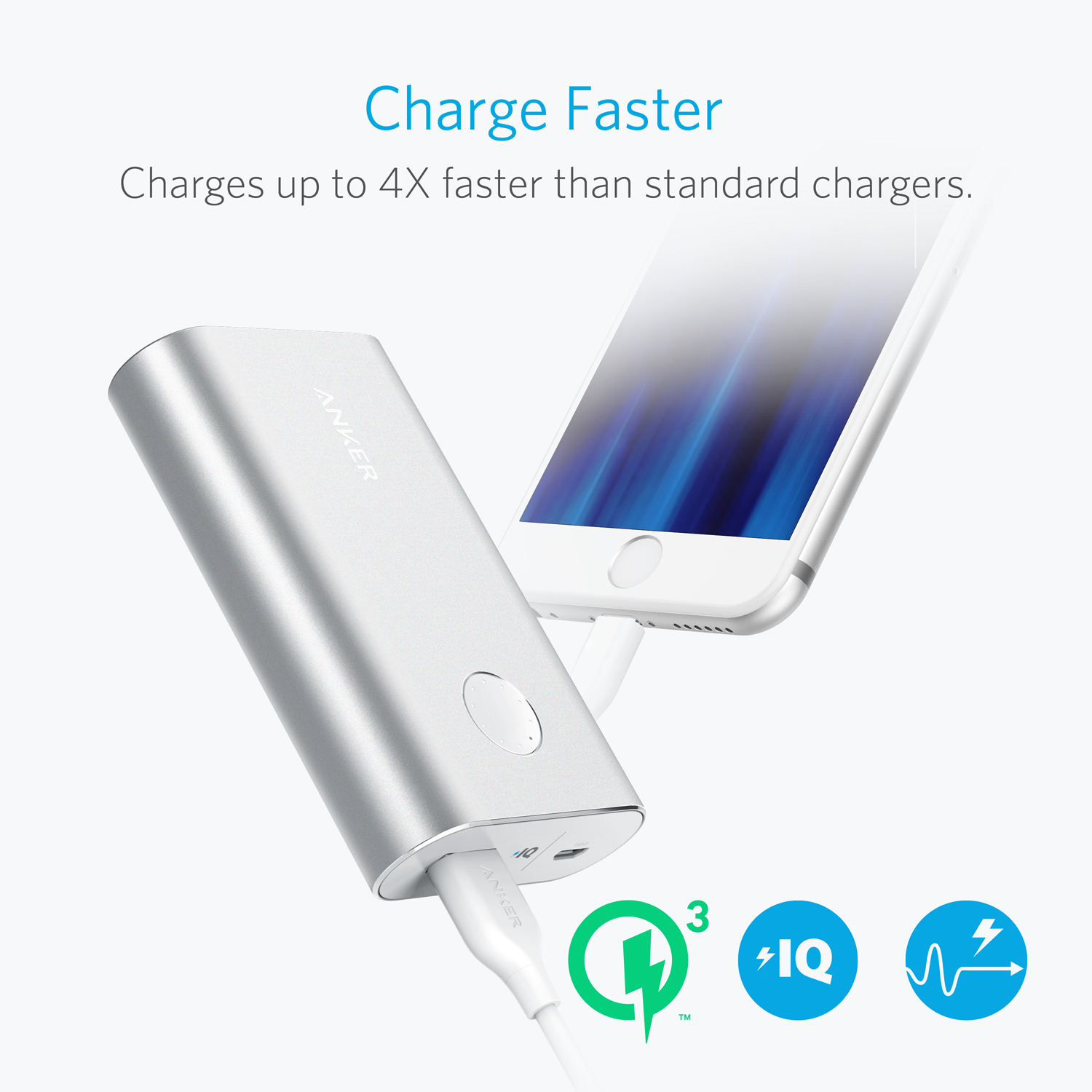 ANKER: PowerCore+ 10050mAh - Silver image